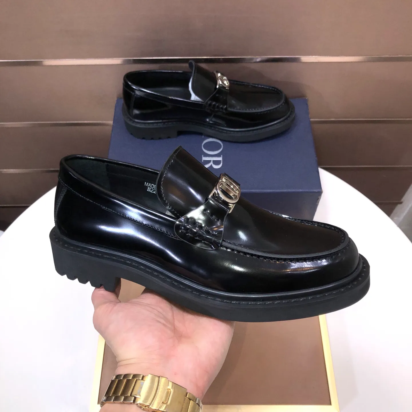 Men's shoes 💰680💶[Dior] (water-dyed cowhide lining) Dior original 1:1 high-quality factory, imported original materials, imported raw cowhide, water-dyed cowhide lining, original TPU outsole, code number: 39-44 (38.45 custom-made)